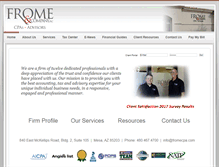 Tablet Screenshot of fromecpa.com